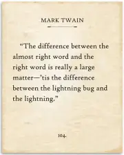 Mark Twain - The Difference Between - 11x14 Unframed Typography Book Page Print