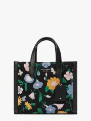 manhattan floral jacquard small tote