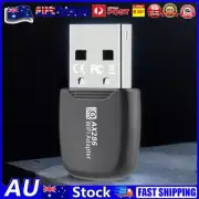 WIFI 6 USB Dongle Wi-Fi Lan Adapter Black Reusable For PC Laptop Windows 7 10 11