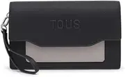 [TOUS] 2002286952 Audree Saffiano Two-Tone Clutch Bag