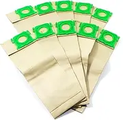 10 Pack Upright Vacuum Bags for Sebo, Kleenmaid, Windsor, Clark, Colombus, & Fastvac - Triple Micro Filtration, Heavy-Duty Dust Bag with Rubber Seal (Pack of 10)