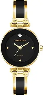 [Anne Klein] Women's Genuine Diamond Dial Bangle Watch