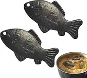 Iron Fish for Cooking - Natural Iron Supplement - Effective Reusable Kitchen Accessories for Mother Athletes Deficiency Vegetarians Pregnant Women Children