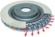 DBA for 04/89-01/95 Nissan Skyline R32 GT-R 2.6L Twin Turbo Front Slotted 4000 S