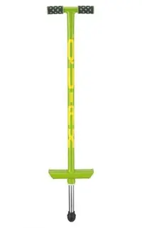在飛比找Yahoo!奇摩拍賣優惠-【QU-AX】彈跳棒、平衡器、Pogo-Stick、綠色、4
