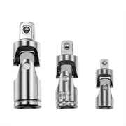 3pcs Universal Adapter Socket Set Steering Wrench Fitting Tool Kit for Repair