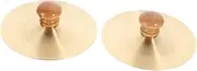 CIMAXIC Hand Cymbals Set 7cm Mini Percussion Cymbals for Dance Parties Cultural Performance Musical Instrument