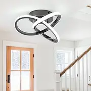 GEADI Modern LED Ceiling Light Fixtures, Hallway Chandelier Lighting, 20W Small LED Ceiling Lamp for Bedroom Corridor Stair Aisle (6000K White Light)