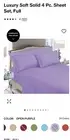Elegant Comfort 1500 Thread Count Full Size 4 Pc Set New