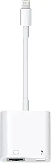 Lightning to RJ45 Ethernet LAN Network Adapter with Charge Port for Select iPhone14,iPad Models 100Mbps Charging Plug and Play