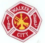 MICHIGAN MI WALKER CITY FIRE DEPARTMENT NICE SHOULDER PATCH POLICE SHERIFF