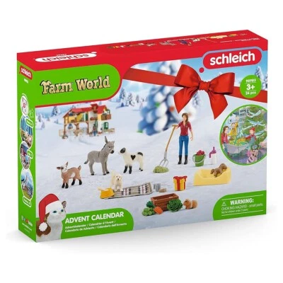 Schleich Farm World Advent Calendar 2023 24 Toys Animal Toys for Boys & Girls