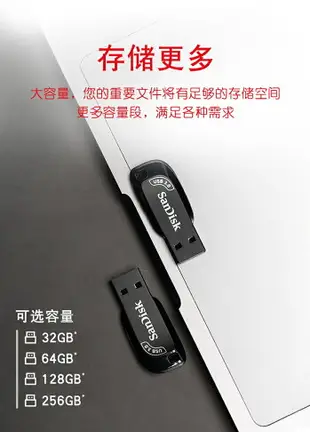 臺灣現貨：【長輩專用隨身碟】SanDisk閃迪CZ410迷你32G USB3.0加密高速隨身碟