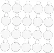 TEMPNAP 200pcs Key Ring Labels Metal Car Key Tags Blank Metal Labels for Keychains