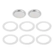 Aluminium Filter Replacement 46x36x4mm for 1-Cup Use Mocha Coffee Maker Pot