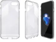 Tech21 Case for iPhone se 3 / SE 2 / iPhone 8 / 7 Impact Clear Urban Edition