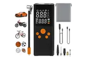 Portable Tire Inflator Air Compressor DC/AC Air Pump for Car Tires with Pressure Gauge