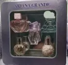 Ariana Grande 5 Piece Mini Perfume Set Metal Box Travel Size Each 7.5ml