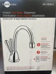 insinkerator Instant Hot Water Dispenser HC-VIEW-C Chrome 2 Handles
