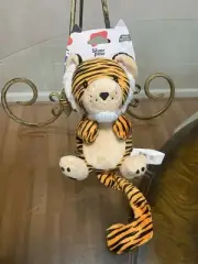 NEW! TIGER CAT TOY KICKER PREMIUM PLUSH w/ CATNIP & CRINKLE 7”