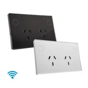AU/NZ Approved WiFi Smart Touch Glass Power Point Socket GPO
