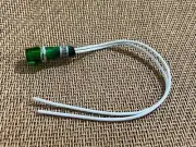 10pcs Green 9mm Mounting Hole 220V Pilot Indicator LED Bulb Light with Wire Lead