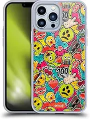 Head Case Designs Officially Licensed Emoji Colours Graffiti Gel Case [Military Grade Protection] Compatible with Apple iPhone 13 Pro Max