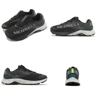 【MERRELL】野跑鞋 MTL Long Sky 2 Shield 女鞋 黑 綠 越野 防水 戶外 反光 黃金大底(ML067432)