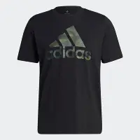 在飛比找Yahoo奇摩購物中心優惠-adidas 愛迪達 上衣 短袖上衣 運動 亞規 男款 黑 