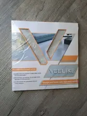 VEELIKE 4 Pack GRAY Marble Peel and Stick Floor Tile 12''x12'' Bathroom Floor T