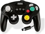 Schwarzer Wii/ GC Controller mit TURBO und Slow Funktion [