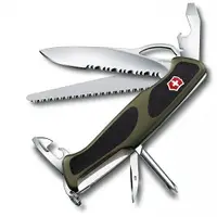 在飛比找樂天市場購物網優惠-Victorinox維氏瑞士刀RangerGrip 綠黑防滑