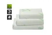 Vivva Bamboo Memory Foam Pillow Contour Bed Fabric Neck Shoulder Support Pillow (3 Sizes)