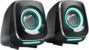 JSEIAJB Audio Computer Multimedia Small Speaker Gaming Esports Laptop Desktop Wired Subwoofer Speaker