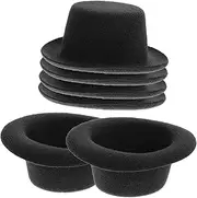 ERINGOGO 6pcs Miniature Cowboy Hats for Pets Adorable Dog and Cat Birthday Accessories for Photo Props Parties and DIY Decor Felt Cowboy Hat
