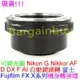 可調光圈尼康 Nikon G AF D F AI鏡頭轉富士Fujifilm Fuji FX X機身轉接環X-E2 XM1