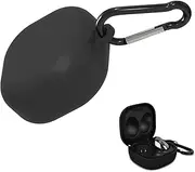 Wzenclave Samsung Galaxy Buds FE Silicone Case Compatible Suitable Bluetooth Earphone Protective Case Wireless Earbuds Silicone Case Protective Case with Keychain Hook Earphone Bag