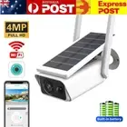 4MP 1080P Outdoor Wireless Solar Power Energy Security Camera WiFi IP Home CCTV