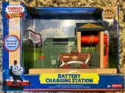 New Thomas & Friends Wooden Railway Battery Charging Station & Stafford Engine