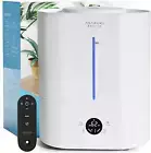 Air Humidifier & Diffuser for Bedroom Large Room, 4L Cool Mist Humidifier with A