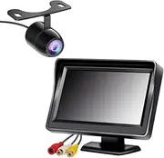 TooToo Car Rear View Kit 4.3" TFT LCD Monitor + IR Waterproof Parking Reversing Camera