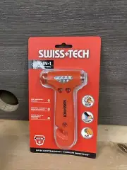 SWISS+TECH 4 in 1 Hammer Automobile Emergency Tool Brand New
