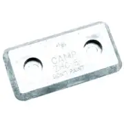 Camp Zinc 8" x 4" Hull Anode Plate for Salt Water Use