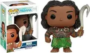 Funko PoP! Moana - Maui with Weapon Vinyl Figure, 10 cm Height,Dark Brown