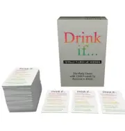 "Drink If... The Party Game With 1200 Reasons To Drink "Game Instructions/Dice