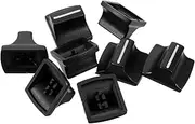 Vaguelly 8pcs Potentiometer Cap Mixer Accessories Fader Buttons Mixer Slider Mat Mixer Slider Caps Fader Knob Cap Console Mixer Slider Fader Knobs Mixer Fader Caps Plastic Black