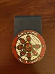 Universal Studios Which Duff Am I Today Spinning Pin New With Card