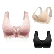 Seamless Bras Women Push Up Padded Front Closure No Underwire Underwear