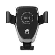 Car Charger Smartphone Holder Wireless Dash Holder Mount for for iPhones Smartphone Mobile Device - Black