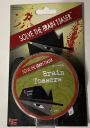 University Games Solve The Brain Teaser Mystery Cards 2 Players 8+ Sealed GG